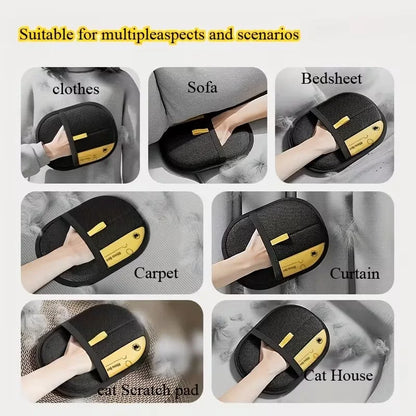 Pet Hair Removal Gloves for Dogs & Cats Furniture Clothing Bedding