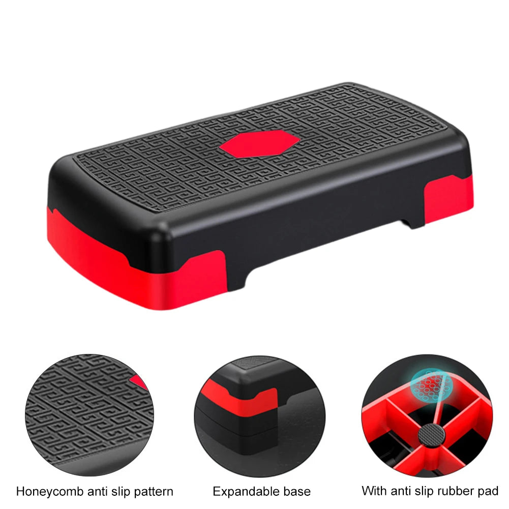 Aerobic Stepper 200KG Weight Capacity Fitness Step Pedal Home Gym