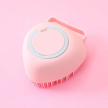 Dog Shampoo Brush Soft Silicone Bath Massager Grooming Brush for Cats