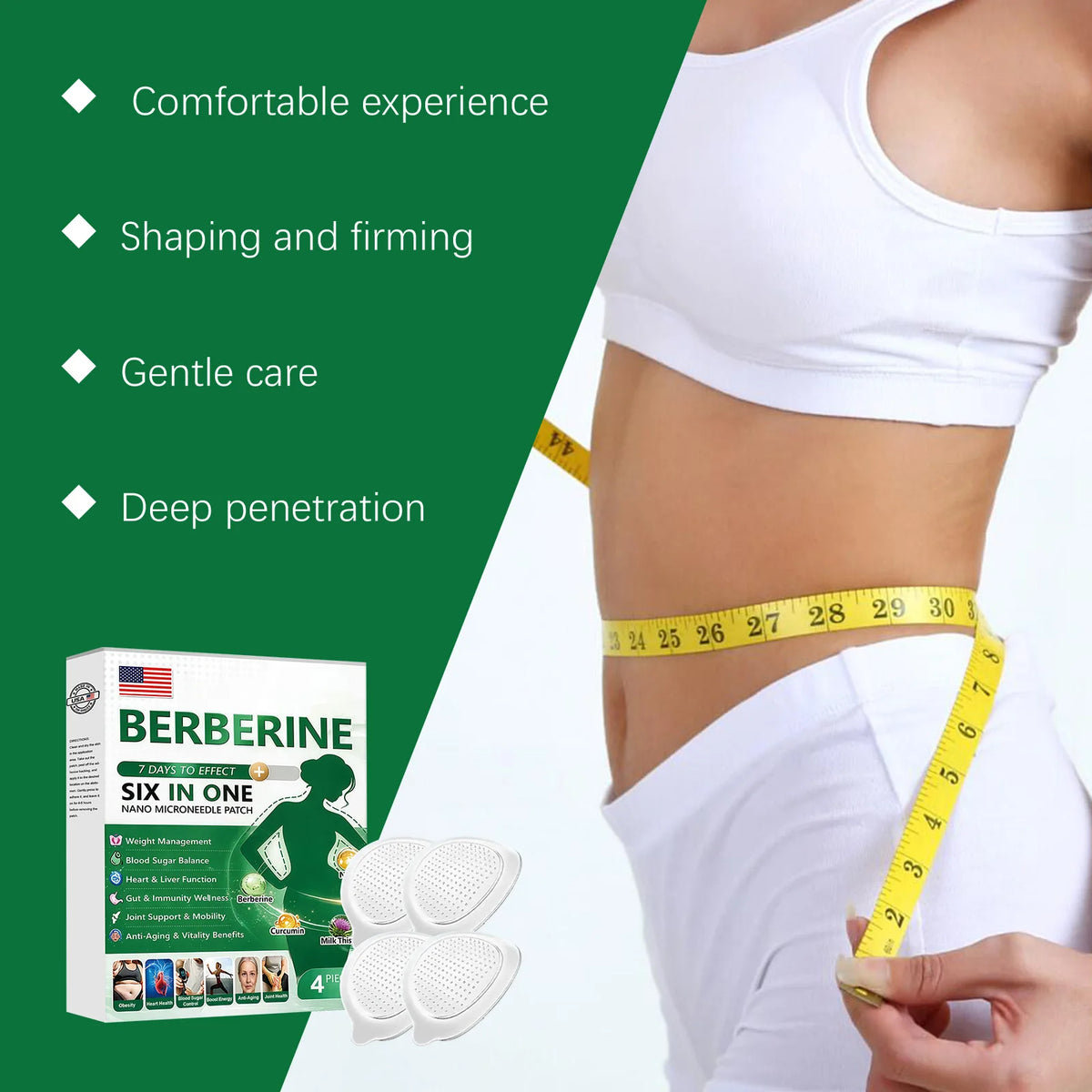 Body Care Patches Breathable Skin-Friendly Daily Body Care for Men Women