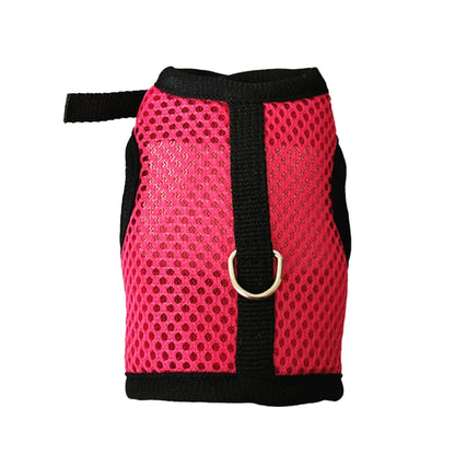 Rabbit Harness and Leash Set Soft Mesh Vest for Guinea Pig Hamster Bunny