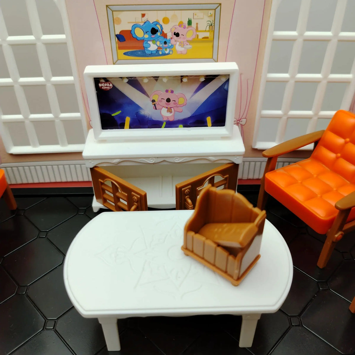 Mini Supermarket Dollhouse Toys Pretend Shopping Educational Play Set