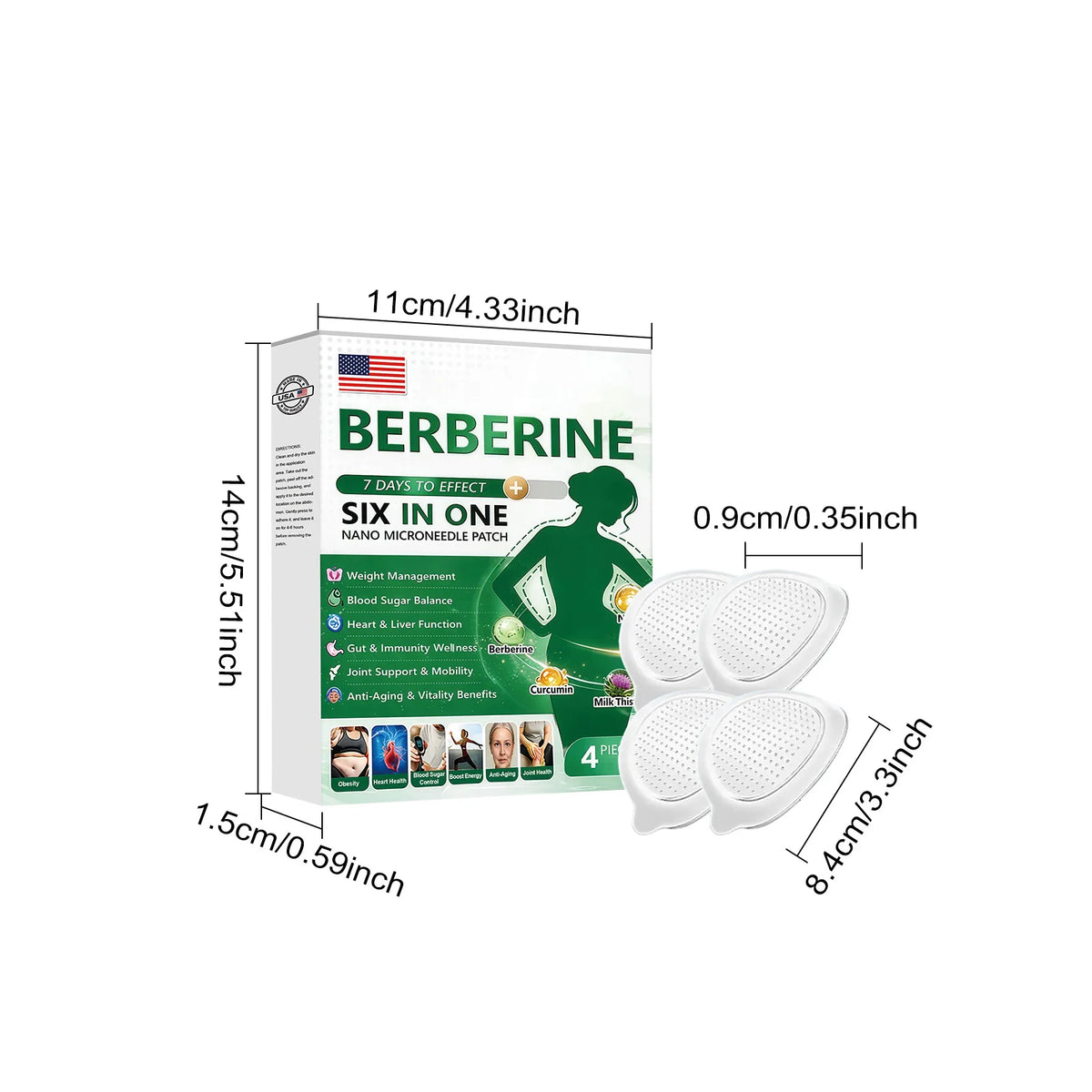 Body Care Patches Breathable Skin-Friendly Daily Body Care for Men Women