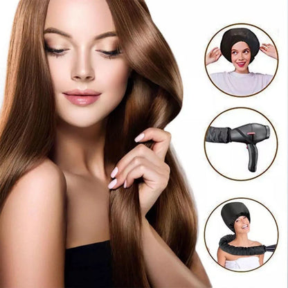 Hair Dryer Steamer Cap Reusable Hair Drying Heat Styling Care Hat