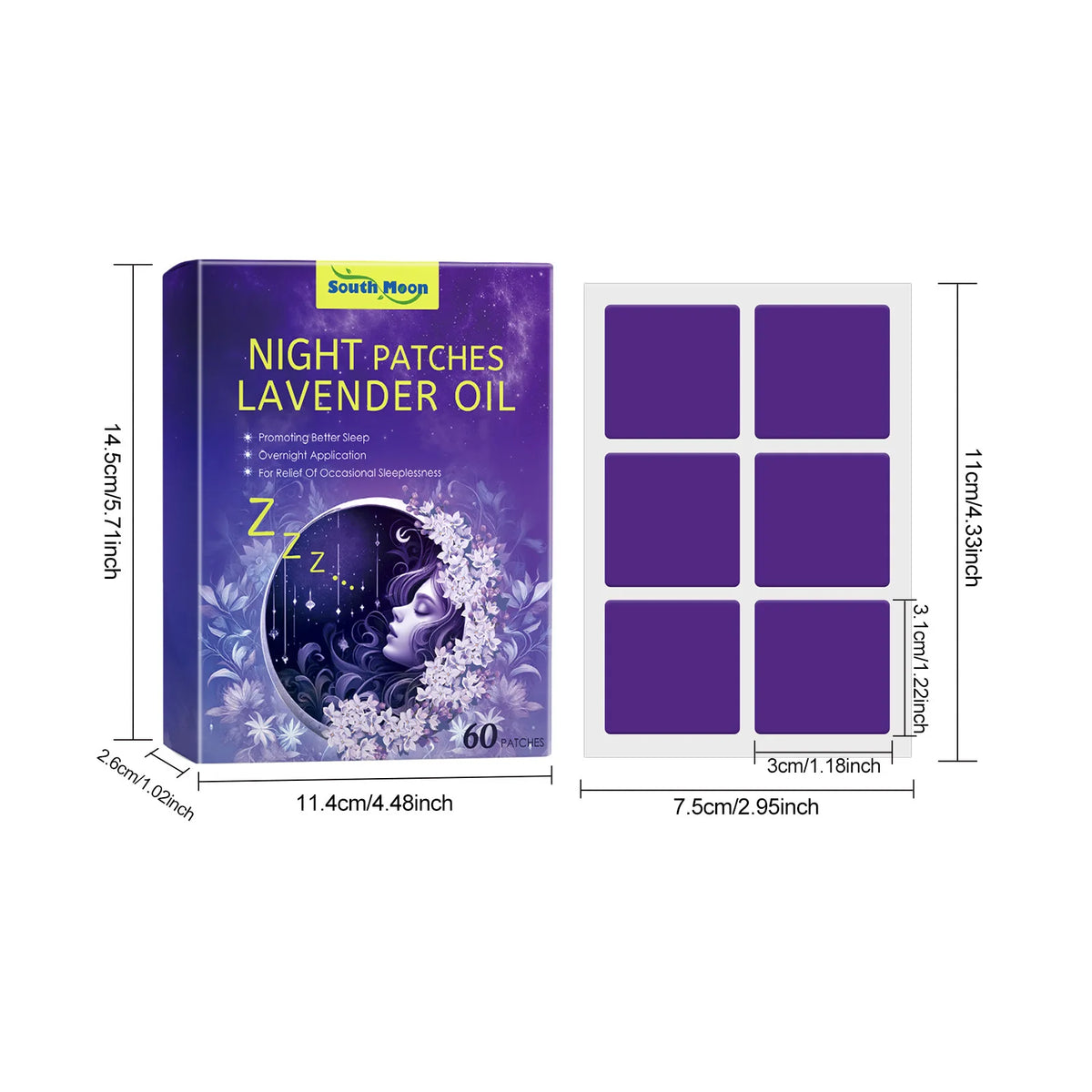 Sleep Aid Patches Aromatherapy Relaxation Nighttime Wellness Stickers