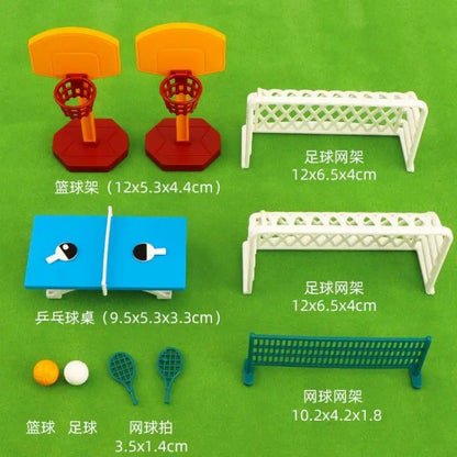 Mini Supermarket Dollhouse Toys Pretend Shopping Educational Play Set