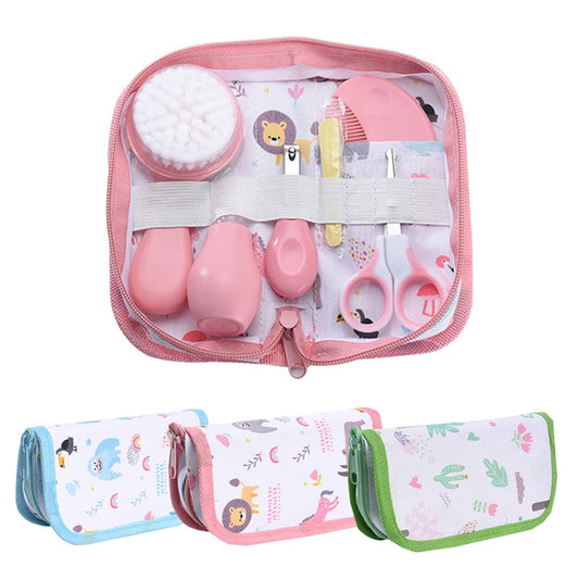 6PCS Baby Care Kit with Storage Bag Newborn Grooming Healthcare Set