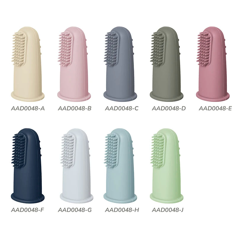 Baby Finger Toothbrush BPA-Free Silicone Infant Teeth Cleaning Brush