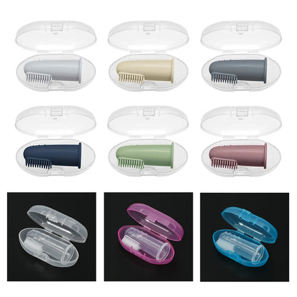 Baby Finger Toothbrush BPA-Free Silicone Infant Teeth Cleaning Brush