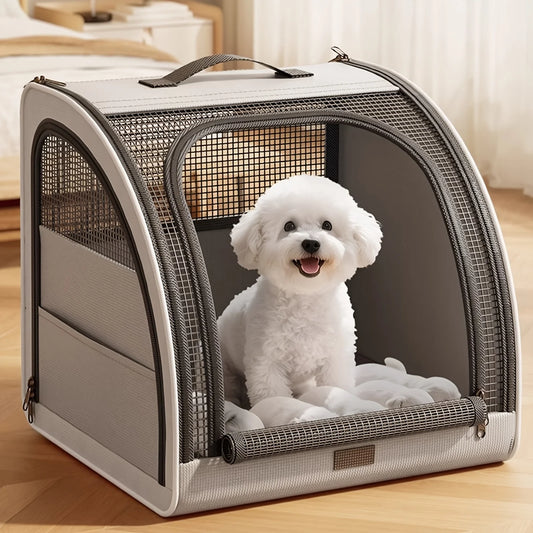 Dog Car Seat Bed for Dogs & Cats Portable Pet Travel Booster Seat