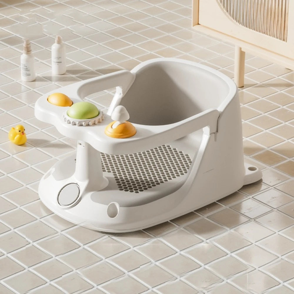 Baby Bath Seat for 6 Months & Up Infant Bathtub Seat with Rinse Cup