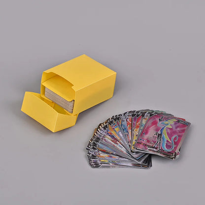 Trading Card Storage Box Solid Color Holder for Sports & Game Cards