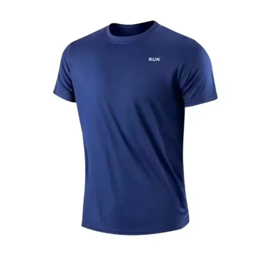 Men's Quick Dry Fitness T-Shirt Short Sleeve Running Sports Top