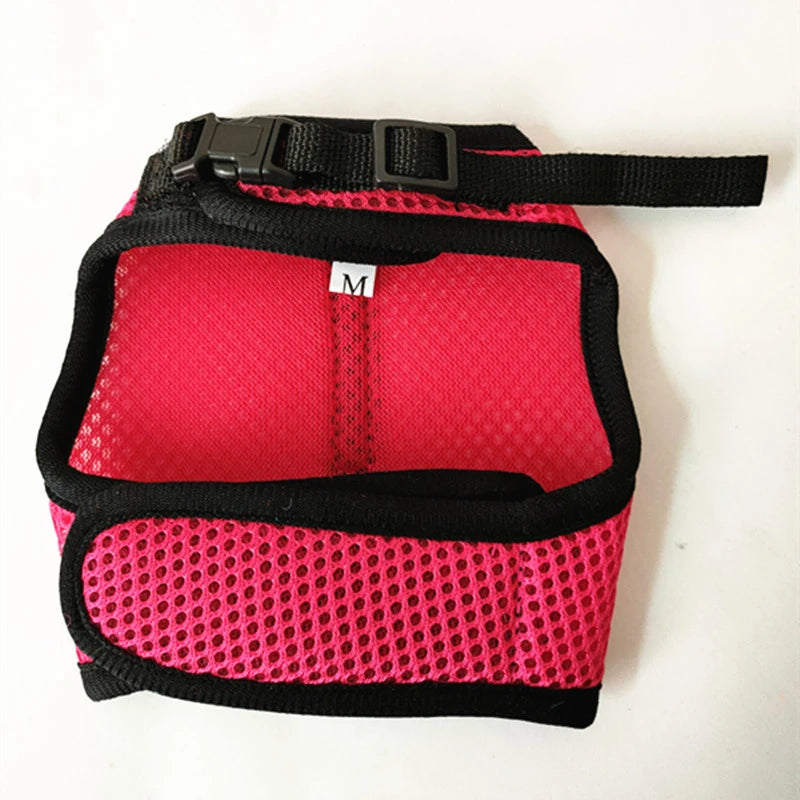 Rabbit Harness and Leash Set Soft Mesh Vest for Guinea Pig Hamster Bunny