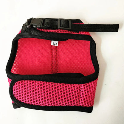 Rabbit Harness and Leash Set Soft Mesh Vest for Guinea Pig Hamster Bunny