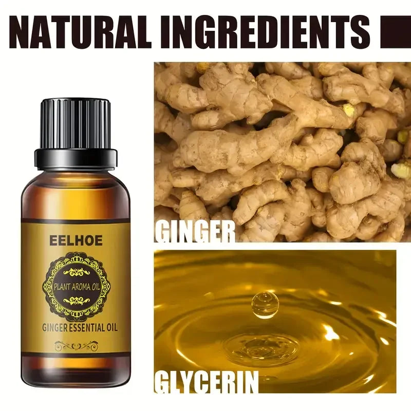 Ginger Essential Oil 30ml Natural Aromatherapy Massage Body Care