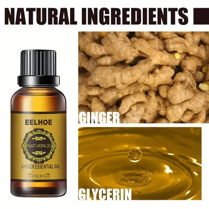 Ginger Essential Oil 30ml Natural Aromatherapy Massage Body Care