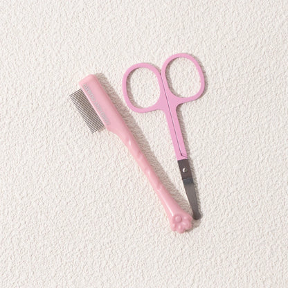 Pet Facial Cleaning Comb Set for Dogs & Cats Tear Stain Grooming