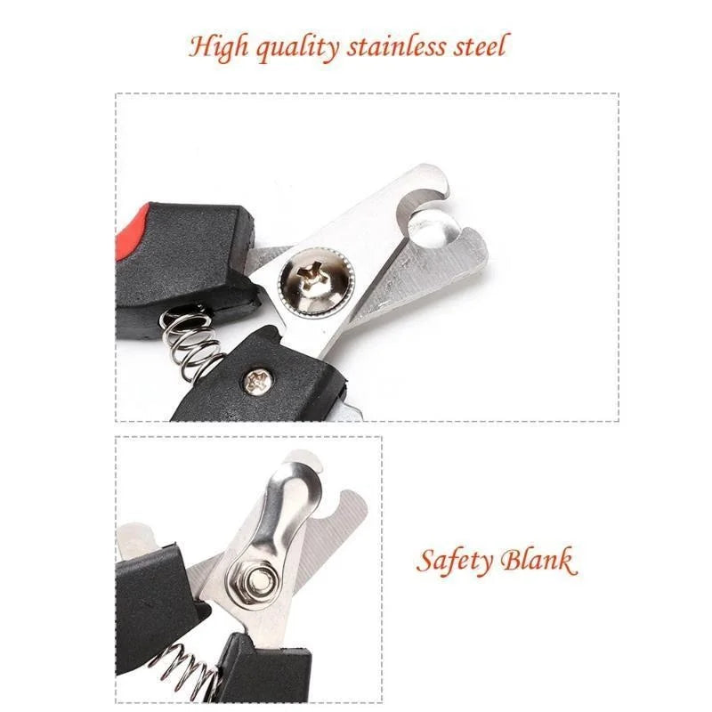 Pet Nail Clippers for Dogs & Cats Professional Grooming Claw Trimmer