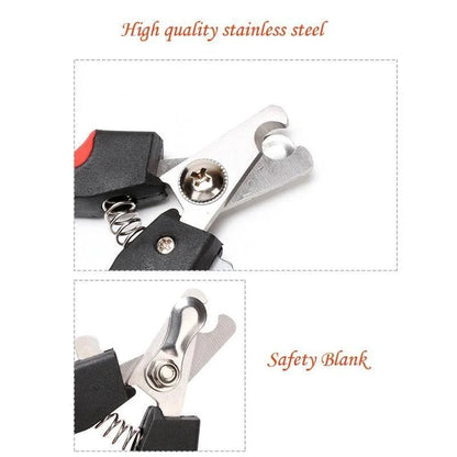 Pet Nail Clippers for Dogs & Cats Professional Grooming Claw Trimmer