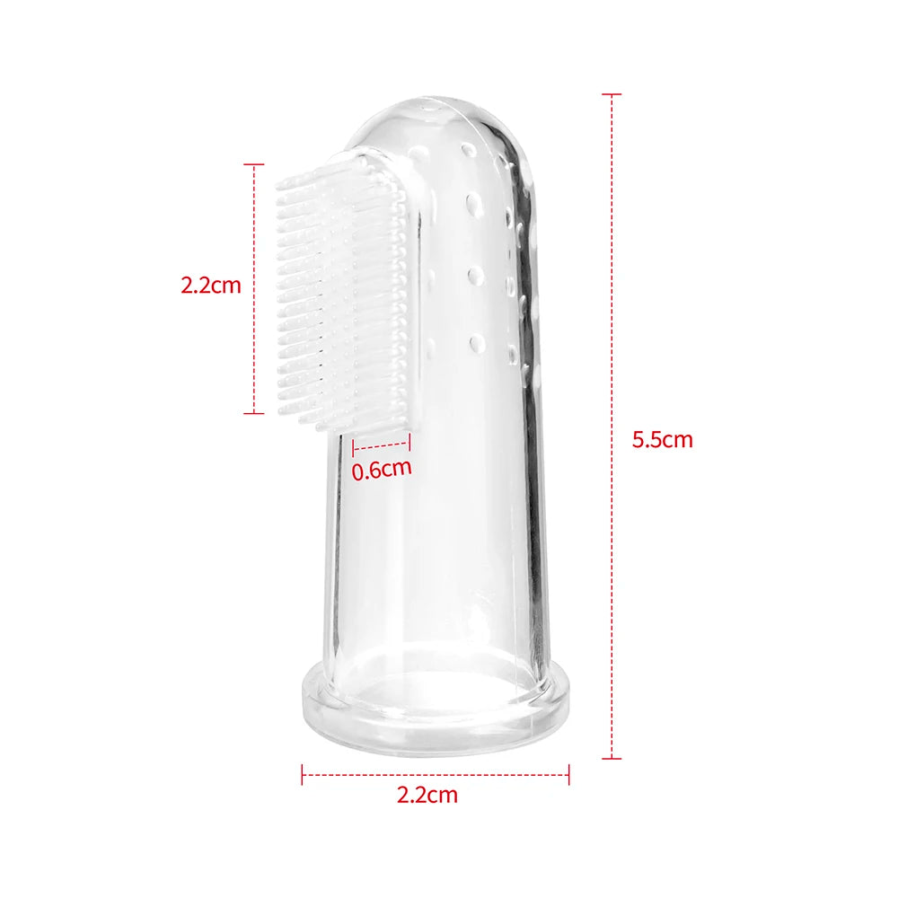 Baby Finger Toothbrush BPA-Free Silicone Infant Teeth Cleaning Brush