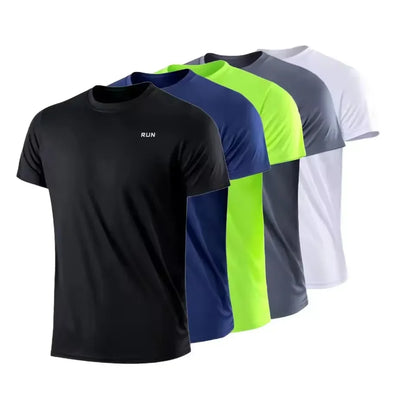 Men's Quick Dry Fitness T-Shirt Short Sleeve Running Sports Top
