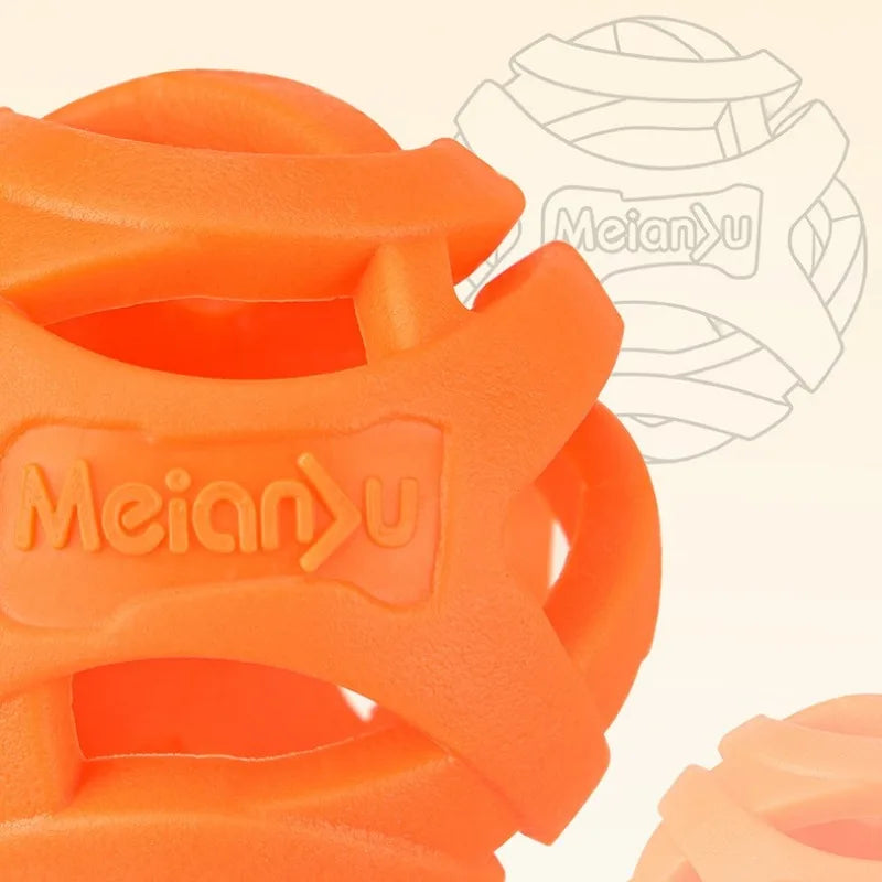 Dog Chew Ball Interactive Hollow Elastic Training Toy for Dogs & Puppies