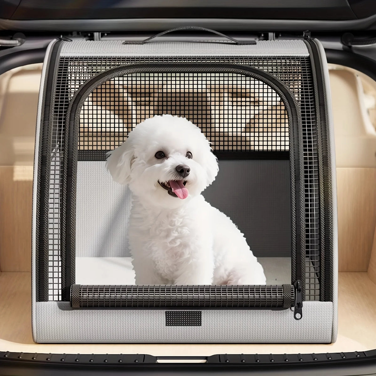 Dog Car Seat Bed for Dogs & Cats Portable Pet Travel Booster Seat
