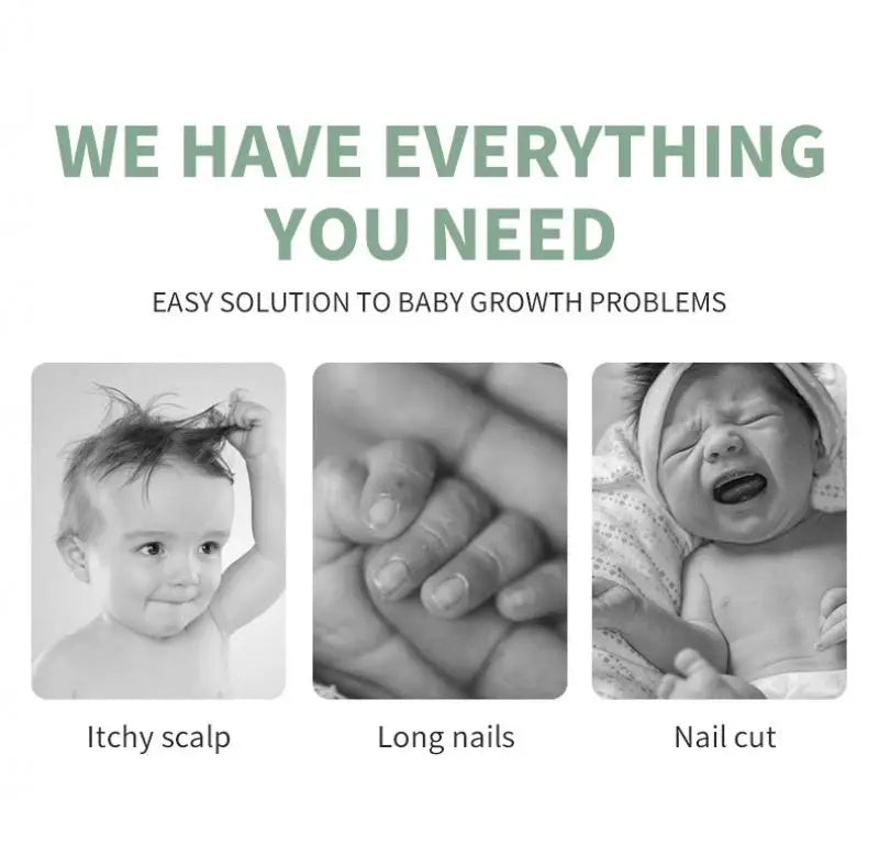 6PCS Baby Care Kit with Storage Bag Newborn Grooming Healthcare Set