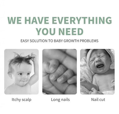 6PCS Baby Care Kit with Storage Bag Newborn Grooming Healthcare Set