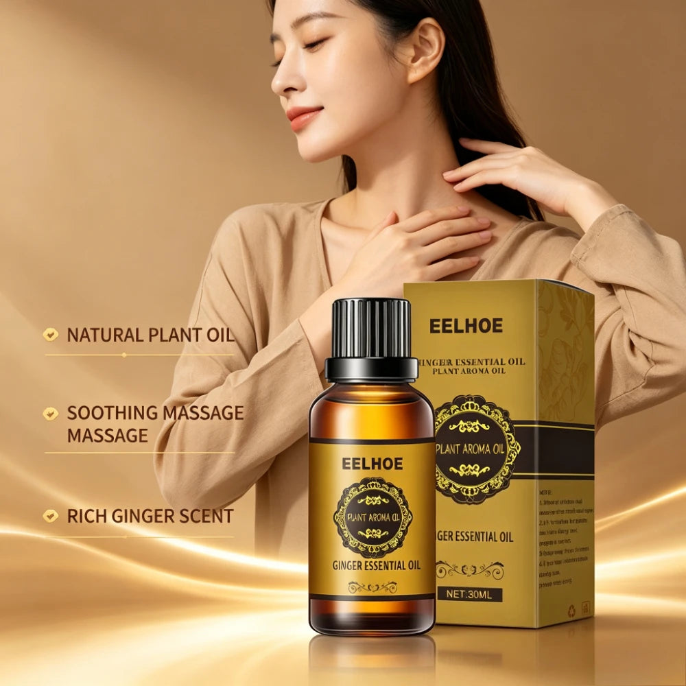 Ginger Essential Oil 30ml Natural Aromatherapy Massage Body Care