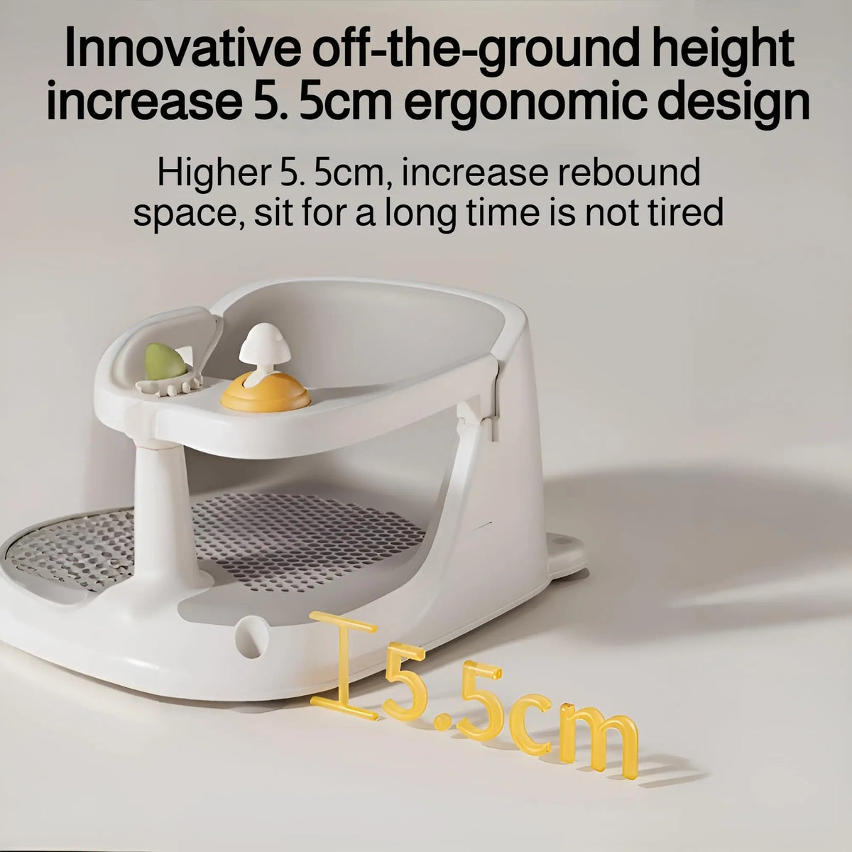Baby Bath Seat for 6 Months & Up Infant Bathtub Seat with Rinse Cup