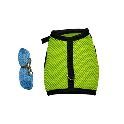 Rabbit Harness and Leash Set Soft Mesh Vest for Guinea Pig Hamster Bunny