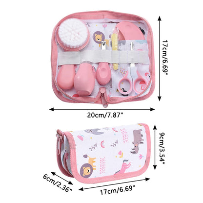 6PCS Baby Care Kit with Storage Bag Newborn Grooming Healthcare Set