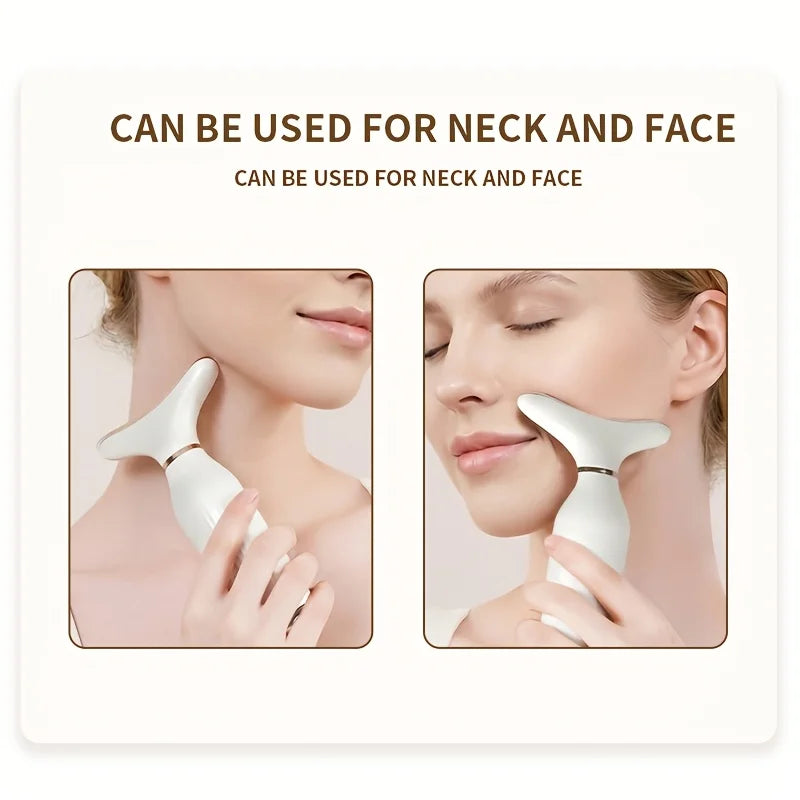 7 Color LED EMS Face & Neck Massager LCD Beauty Skin Care Device