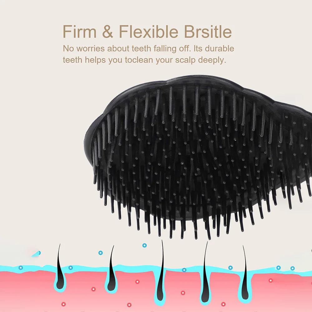 Scalp Massage Shampoo Brush Hair Wash Scalp Scrubber Shower Comb