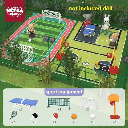 Mini Supermarket Dollhouse Toys Pretend Shopping Educational Play Set