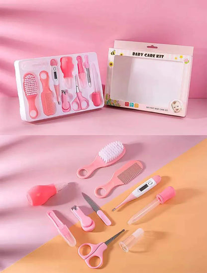 10PCS Baby Grooming Kit Newborn Health Care Nail Hair Thermometer Set