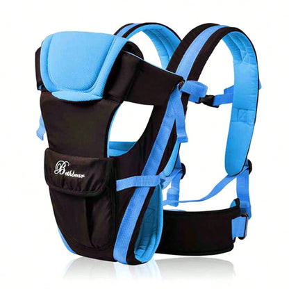 4-in-1 Baby Carrier Ergonomic Adjustable Sling Backpack Newborn Toddler