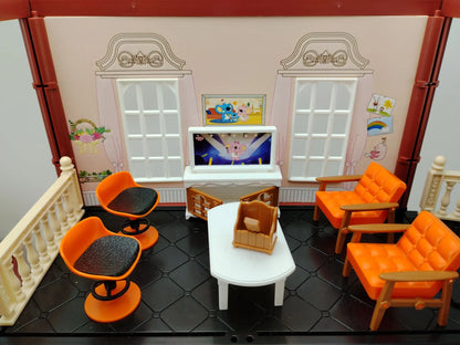 Mini Supermarket Dollhouse Toys Pretend Shopping Educational Play Set
