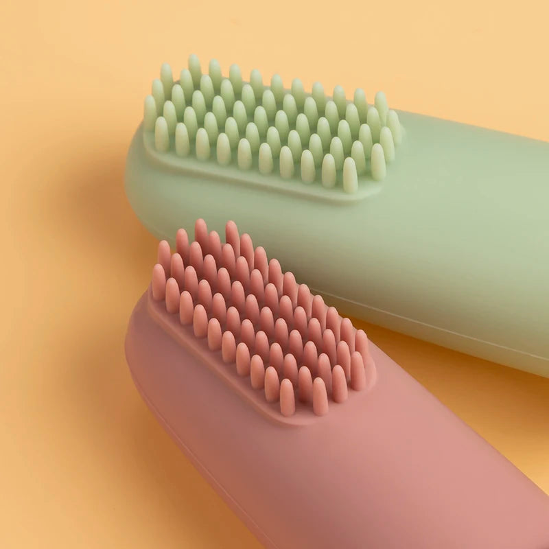 Baby Finger Toothbrush BPA-Free Silicone Infant Teeth Cleaning Brush