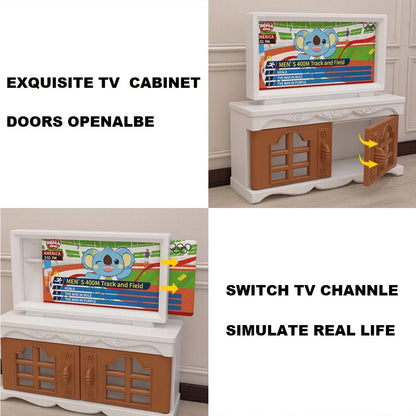 Mini Supermarket Dollhouse Toys Pretend Shopping Educational Play Set