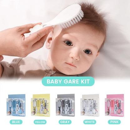 6PCS Baby Care Grooming Kit Newborn Infant Health Care Essentials Set