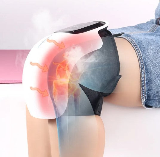 Relieve Knee Pain at Home – Electric Heat & Vibration Massager